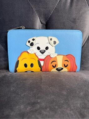 Disney Parks Loungefly Wallet . Pluto, Rollie, lady. Disney dogs (new)
